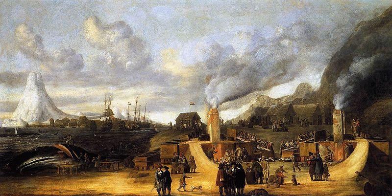 The Whale-oil Factory on Jan Mayen Island, Cornelis de Man
